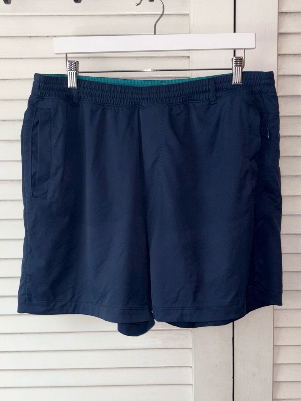Bird Dogs 3-in-1 Shorts Men's XXL Regular Navy Blue Lined Athletic 7" Inseam - Picture 2 of 5